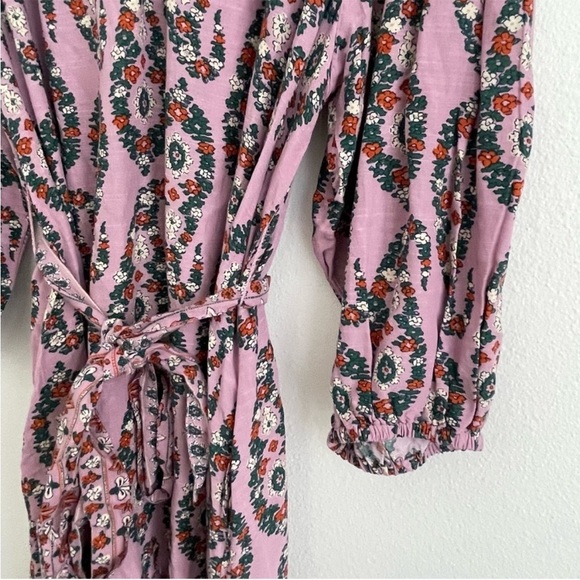 Knox Rose Pink Paisley Floral Boho Western Dress NWT Medium - Picture 7 of 11